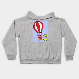 Cute Hot Air Balloon Kids Hoodie